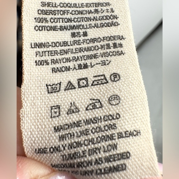 Free People Womens Big Ben Tipped Canvas Car Coat Size S Tan Jacket Peacoat Boho - Picture 8 of 12